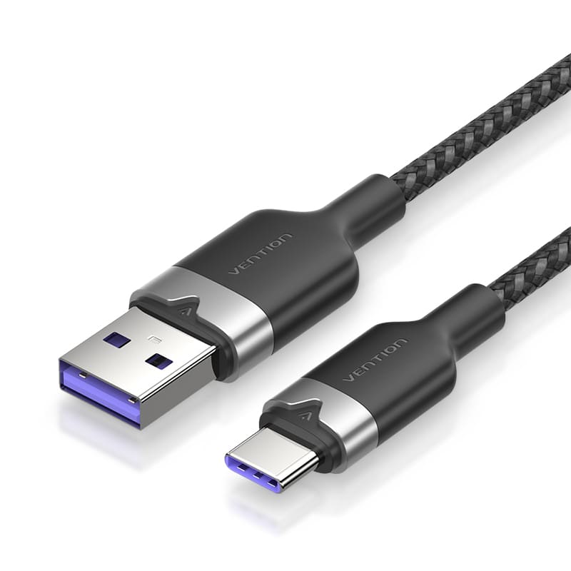 <tc>Vention</tc> USB 2.0 A-Stecker auf C-Stecker 6A Kabel Aluminiumlegierung Typ