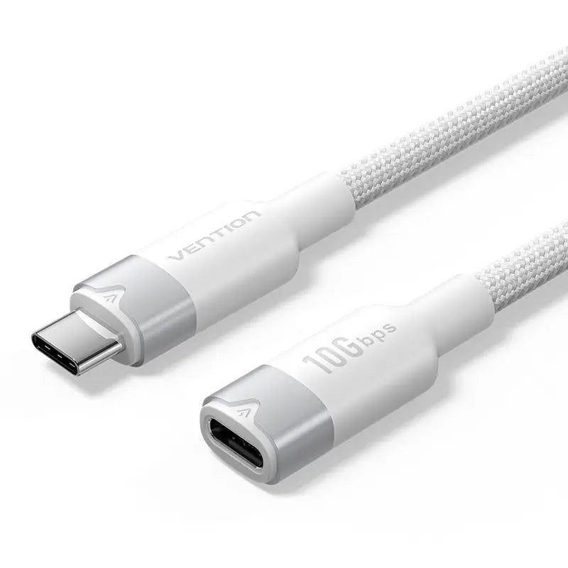 Vention USB 3.2 Gen2 C Male to C Female 10Gbps Extension Cable Aluminum Alloy Type - Vention