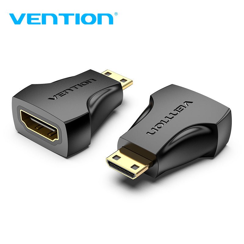 Vention Mini HDMI Male to HDMI Female Adapter Black - Vention