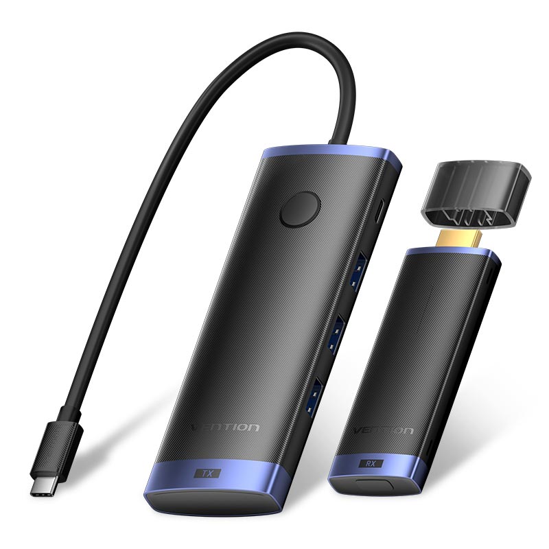 <tc>Vention</tc> Estación de acoplamiento HDMI inalámbrica USB-C 6 en 1