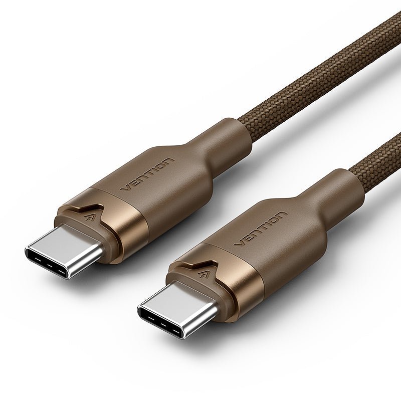Vention USB 2.0 Type-C Male to Type-C Male 3A Cable Gold Aluminum Alloy Type - Vention