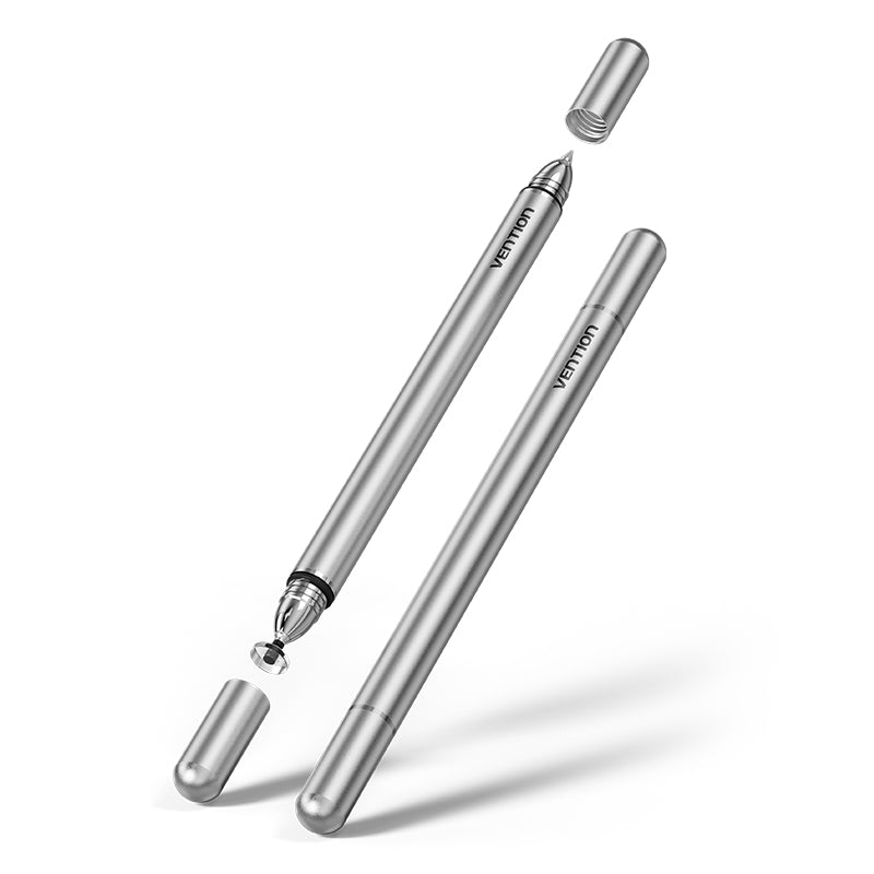 <tc>Vention</tc> Pena Stylus 2-in-1 Tipe Paduan Aluminium Abu-abu