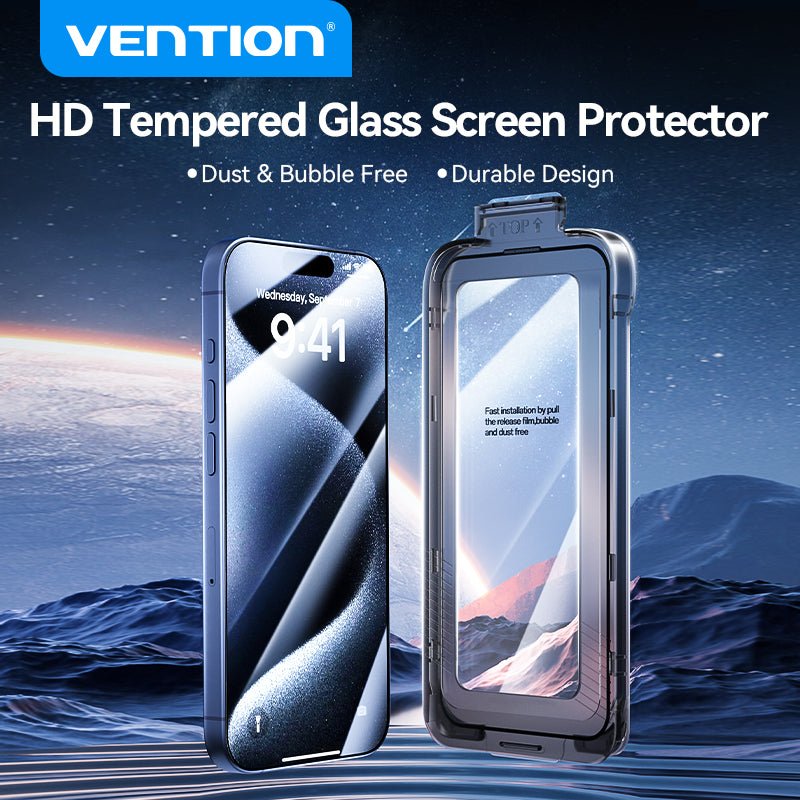 Vention HD Tempered Glass Screen Protector for iPhone 17/iPhone 17 Air/ iPhone 17 Pro/ iPhone 17 Pro - Vention