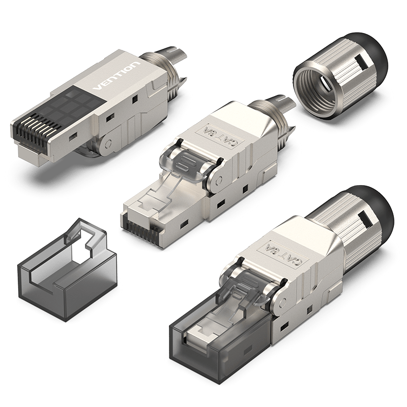 Vention Cat6A Shielded Toolless 8P8C RJ45 Modular Plug - Vention