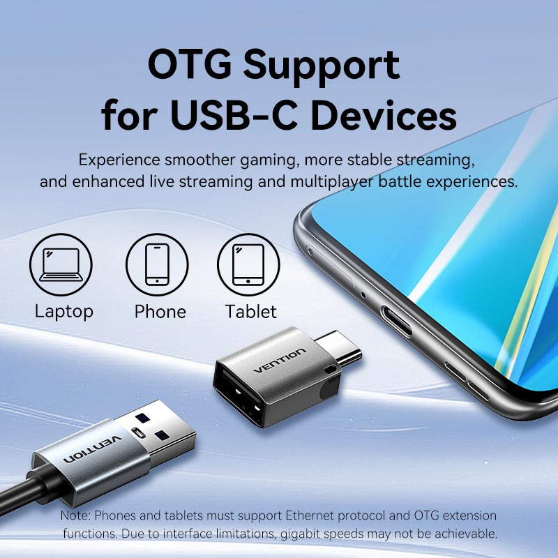 Vention USB-A to Gigabit Ethernet Adapter - Vention