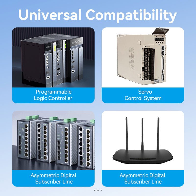 Vention Ultra-Flexible Cat6A SFTP Ethernet Patch Cable - Vention