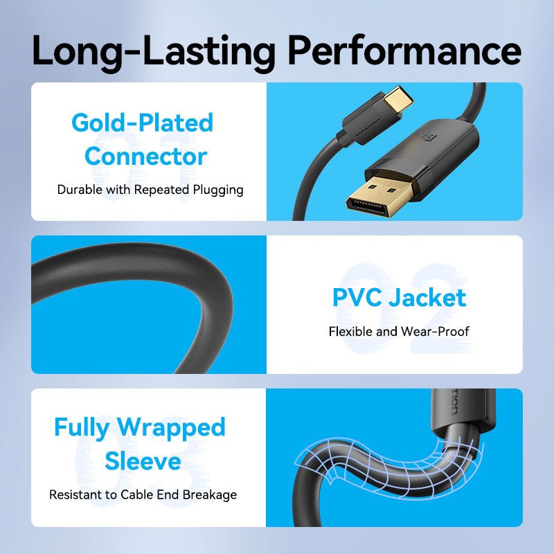Vention USB-C to DP 4K HD Cable - Vention