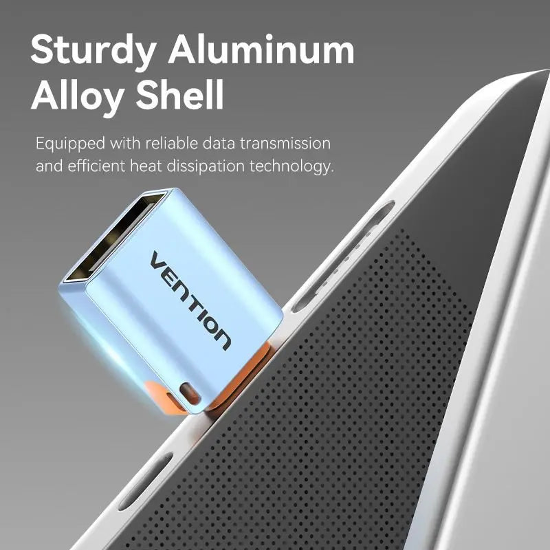 Vention USB 3.1 Type-C Male to USB Female OTG Adapter with Lanyard Aluminum Alloy Type - Vention