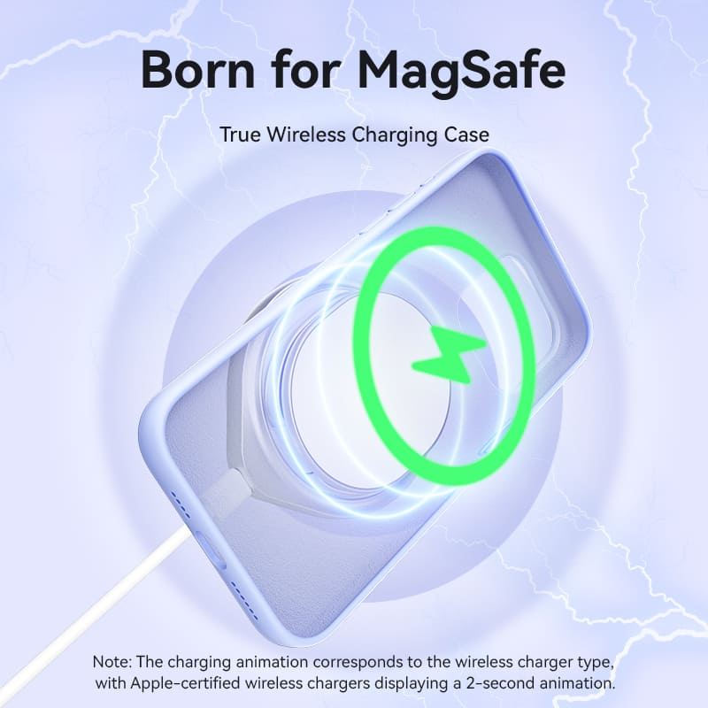MagSafe özellikli iPhone 16 için Vention Sıvı Silikon Kılıf