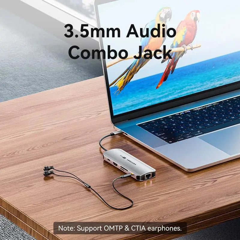 Vention 9-in-1 USB-C Docking Station - Vention