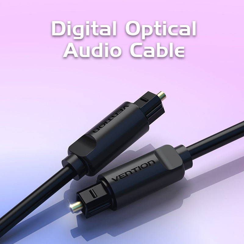 Vention Optical Fiber Audio Cable Black