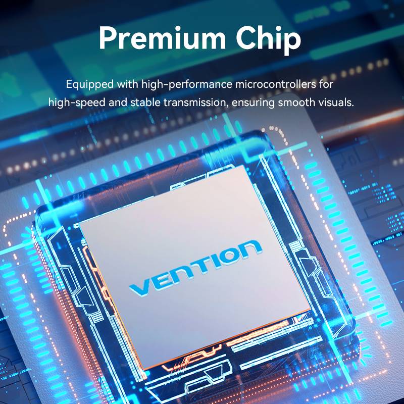 Vention 3 In 1 Out HDMI™ Switcher Blue Aluminum Alloy Type - Vention