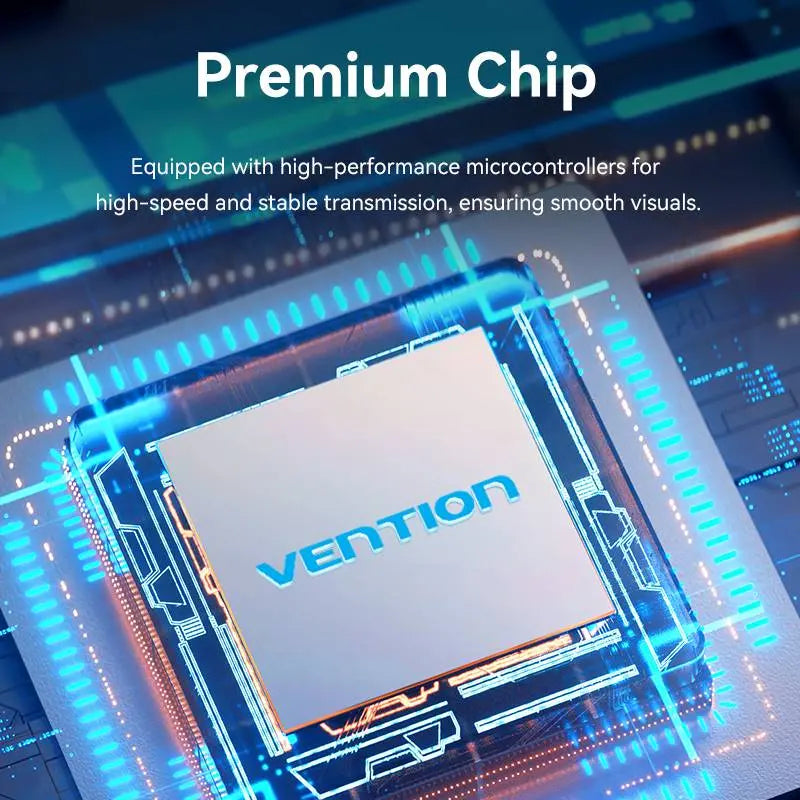 Vention 3 In 1 Out HDMI™ Switcher Blue Aluminum Alloy Type - Vention
