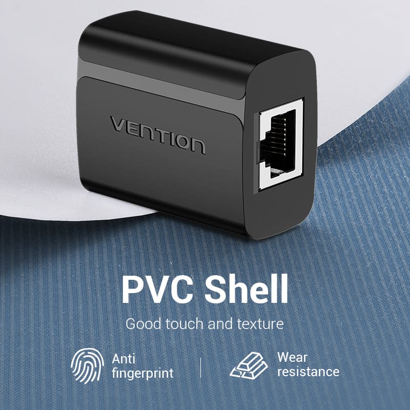 <tc>Vention</tc> RJ45 分离器适配器 黑色 PVC 类型