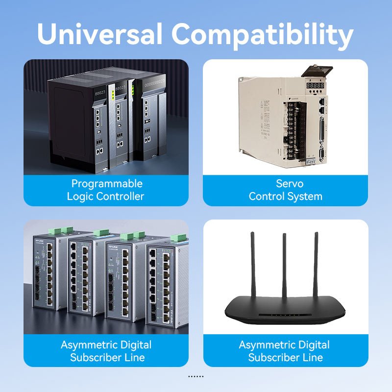 Vention Ultra-Flexible Cat6A SFTP Ethernet Patch Cable - Vention