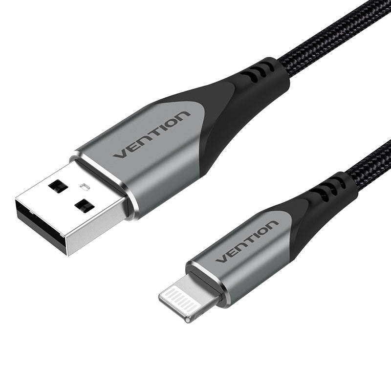 <tc>Vention</tc> USB 2.0 A auf Lightning-Kabel, Aluminiumlegierung