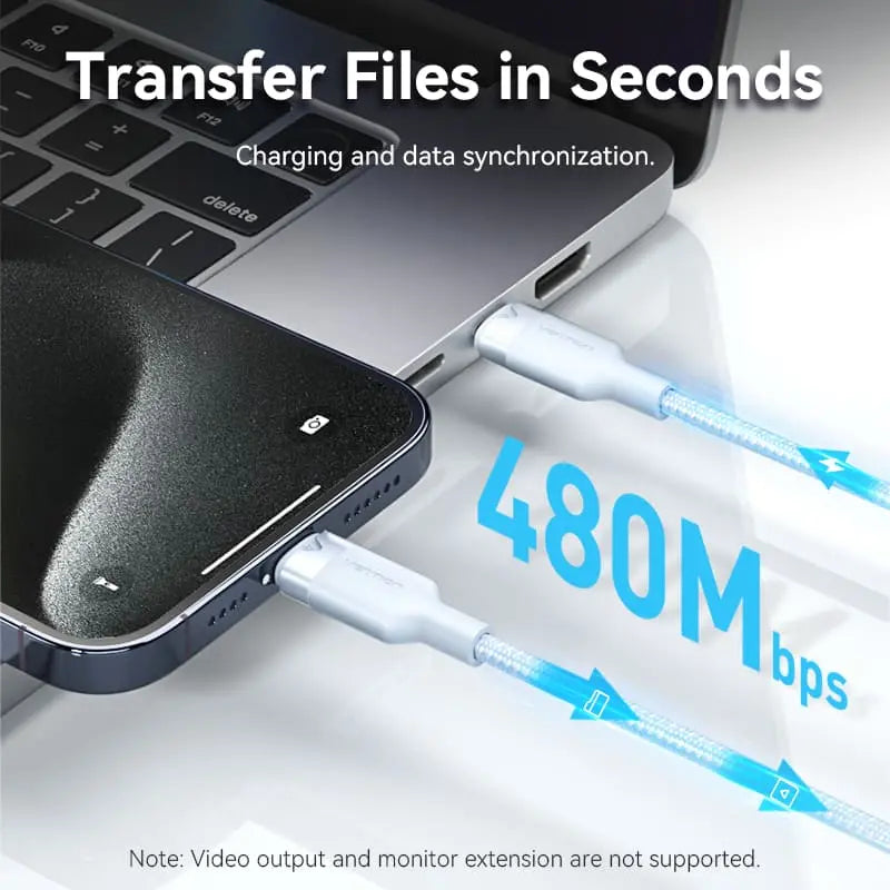 Vention USB 2.0 Type-C Male to Type-C Male 3A Cable Aluminum Alloy Type - Vention