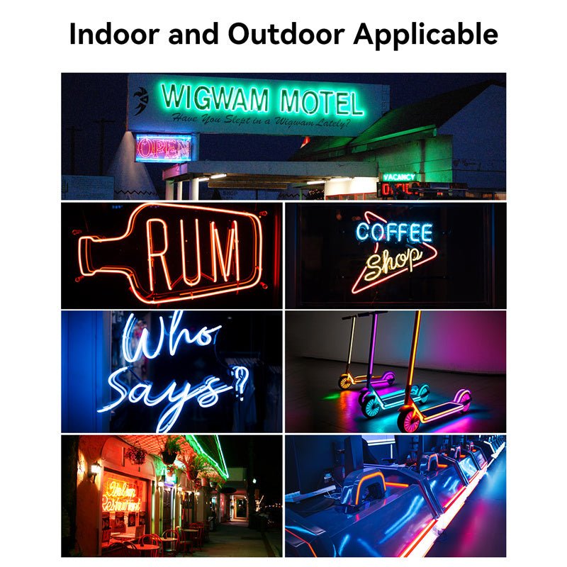 Vention Silicone Neon LED Strip Lights with IR Remote and USB 5V Power Supply - Vention