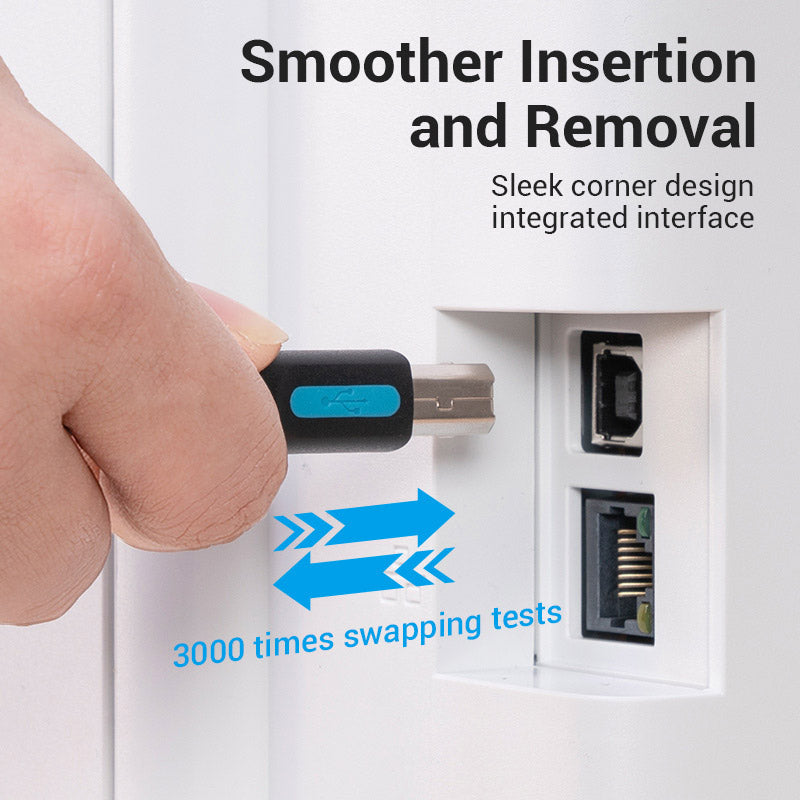 Vention USB 2.0 Type-C Male to Type-B Male Printer Cable