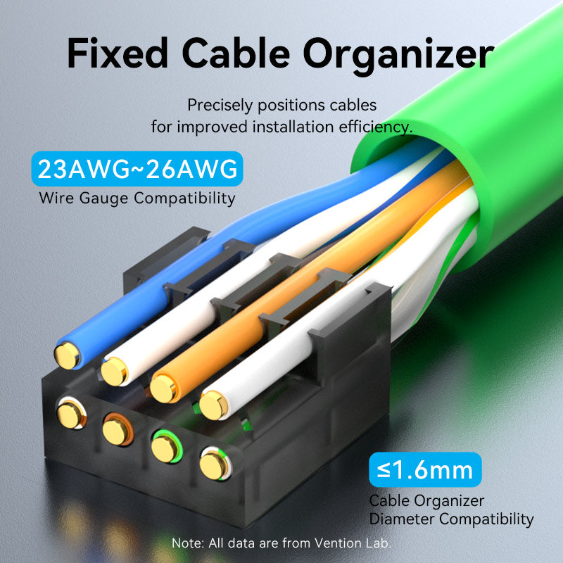 <tc>Vention</tc> Cat6A屏蔽免工具8P8C RJ45模块化插头