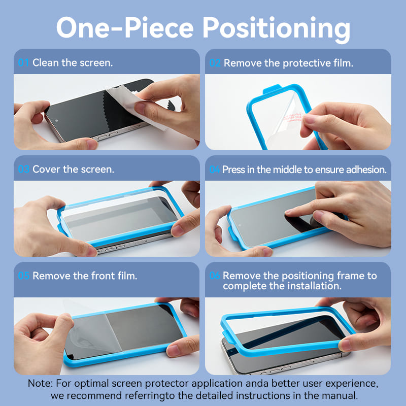 <tc>Vention</tc> Pelindung Layar Kaca Tempered HD untuk iPhone 15 dengan Alat Pemasangan Mudah