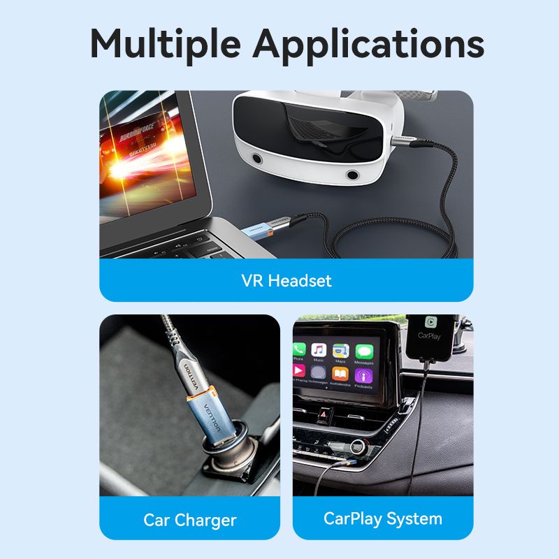 USB 3.1 Type-A Male to USB-C Female Adapter with Lanyard Gray Aluminum Alloy Type