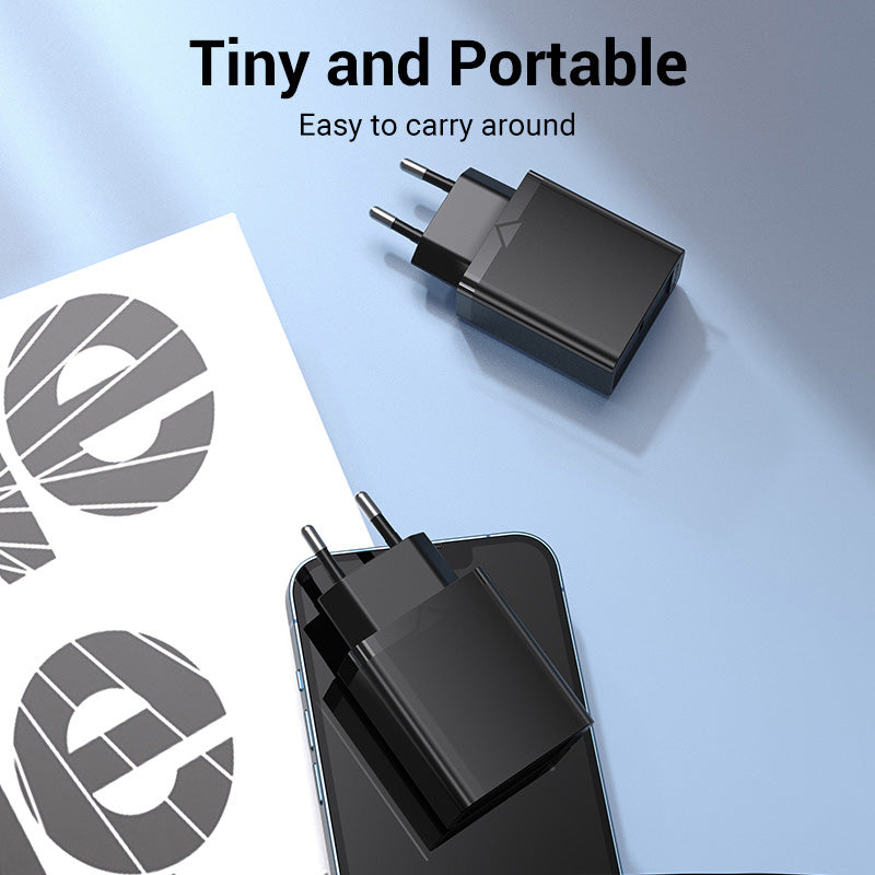 Vention 1-Port USB-C Wall Charger 20W EU-Plug