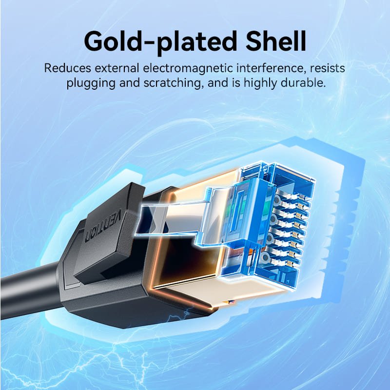 Vention Cat6A SFTP Industrial Drag Chain Ethernet Patch Cable - Vention