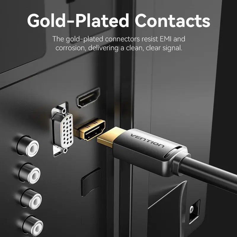 Vention HDMI™-A Male to Male 4K HD Cable 1.5M Black - Vention