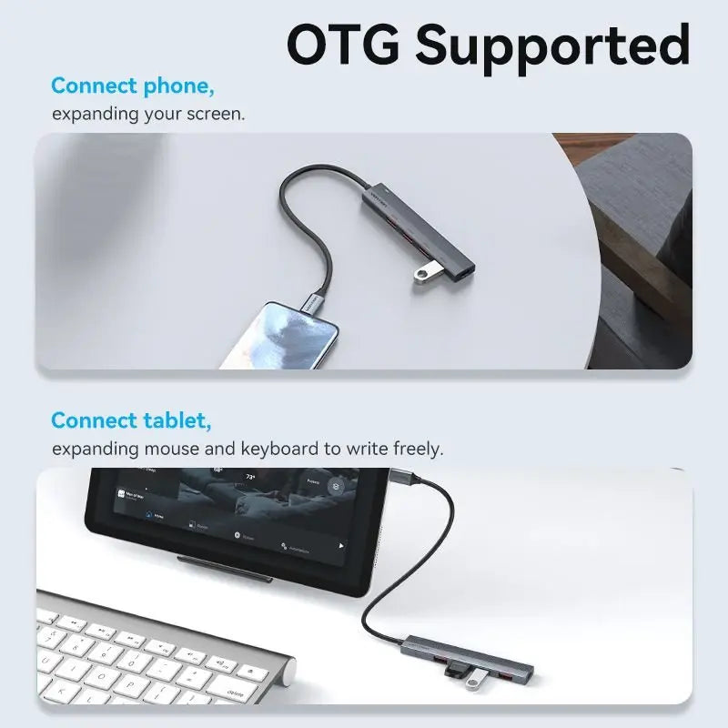 Vention 5-in-1 USB-C Mini Hub - Vention