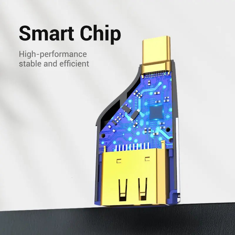 Vention Type-C to DP Adapter Gray Metal Type - Vention