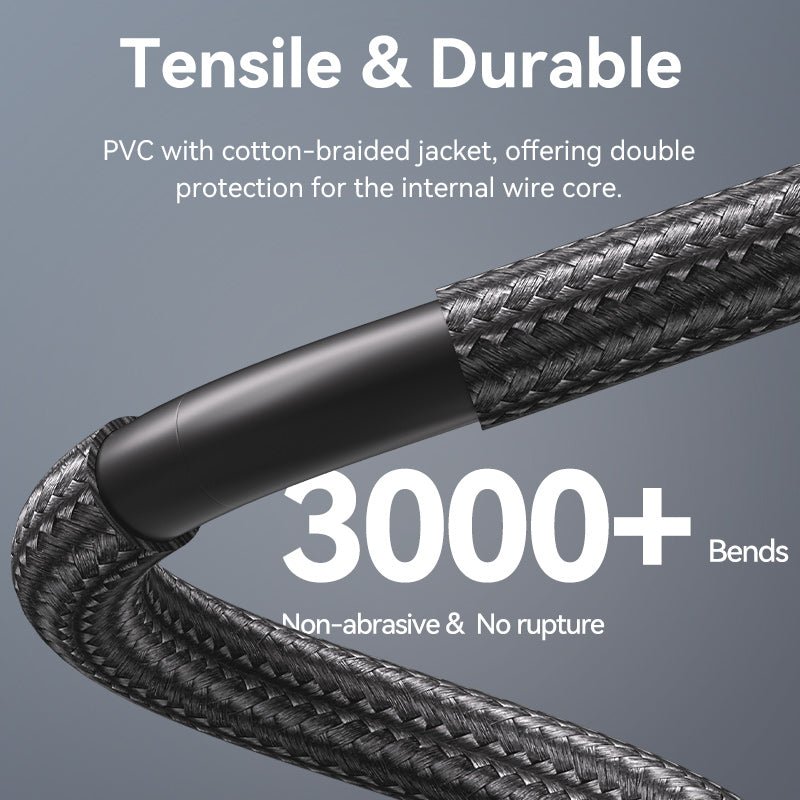 Cotton Braided 4K HDMI™ Male to Male Cable - Vention