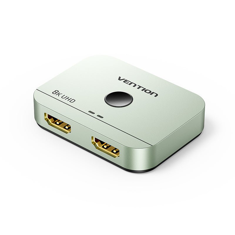 Vention 2-Port Bi-Directional 8K HDMI™ Switcher Gray Aluminium Alloy Type - Vention