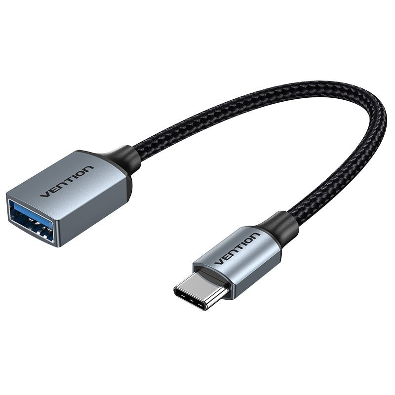 Vention USB 3.0 C Male to A Female OTG Cable 0.15M Gray Aluminum Alloy Type - Vention