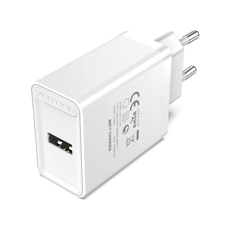 Vention 1-Port USB Wall Charger 12W EU-Plug - Vention