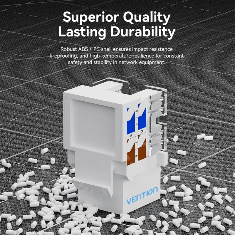 <tc>Vention</tc> Jack Keystone Tanpa Pelindung Cat5e