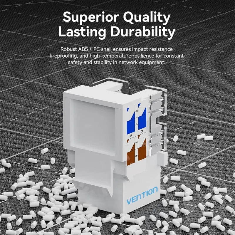 Vention Cat5e Unshielded Keystone Jack - Vention