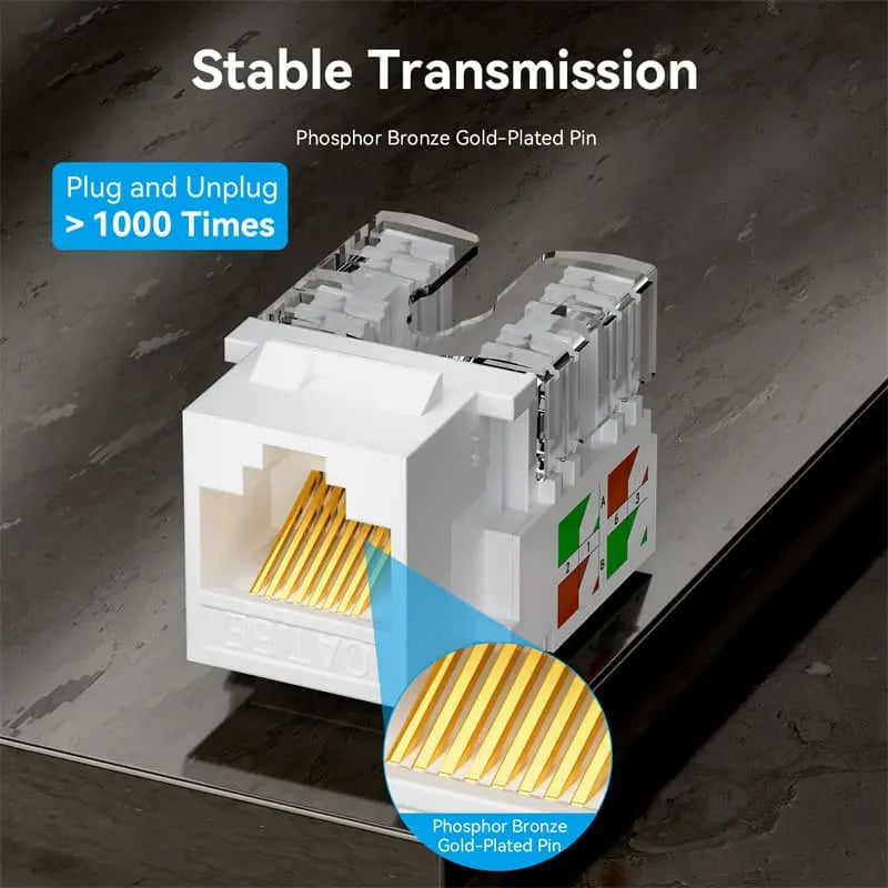 Vention Cat5e Unshielded Keystone Jack - Vention
