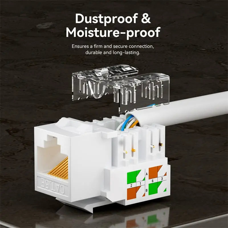 Vention Cat5e Unshielded Keystone Jack - Vention