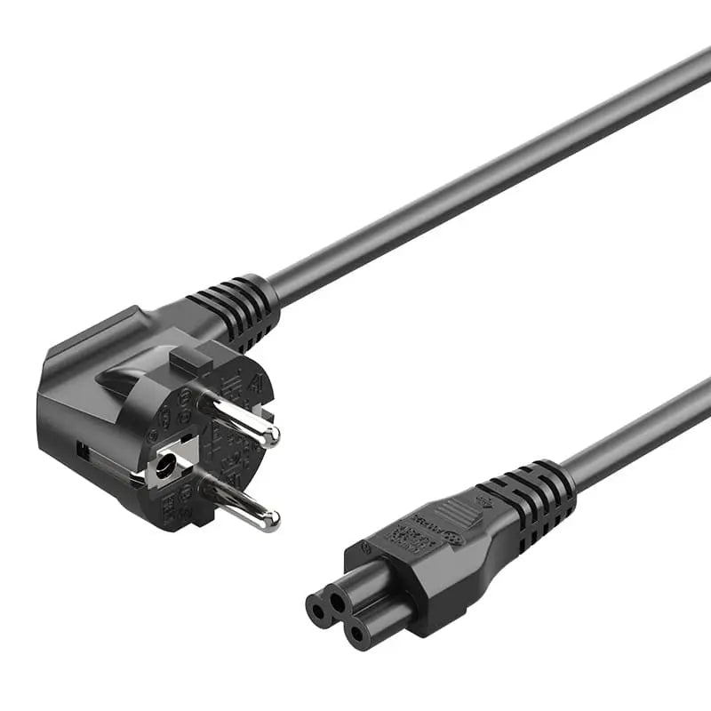 3-Prong Power Cord 1.8M C5 Connector EU Plug - Vention