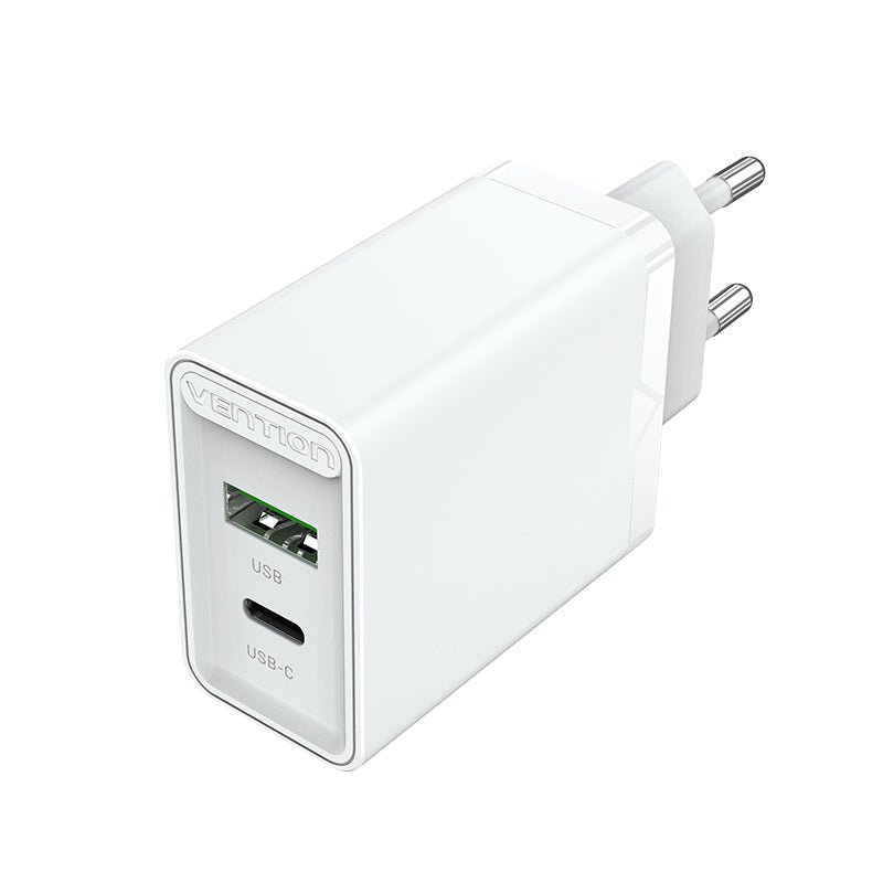 Vention 2-Port USB(A+C) Wall Charger (18W/20W) EU-Plug - Vention