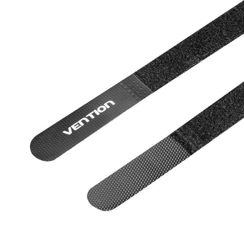 <tc>Vention</tc> Brida de gancho y bucle de 120 mm x 12 mm, color negro
