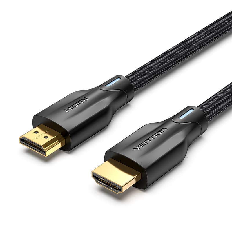 <tc>Vention</tc> Cable HDMI 8K trenzado de algodón negro
