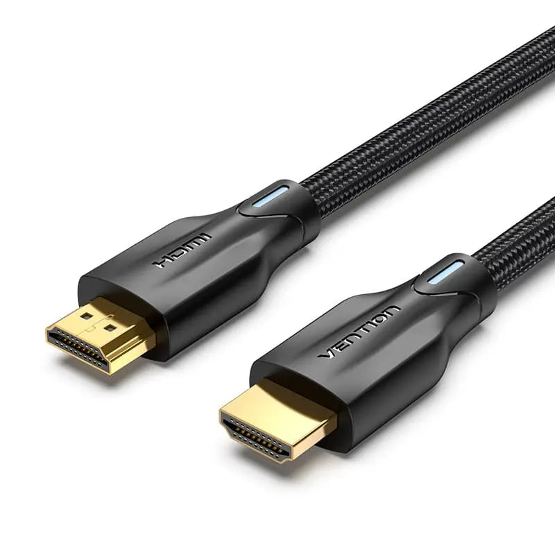 Vention Cotton Braided 8K HDMI™ Cable Black - Vention