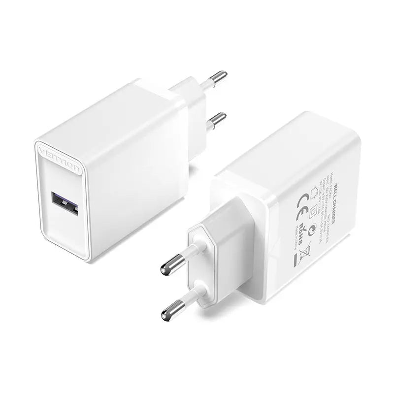 Vention 1-Port USB Wall Charger 22.5W EU-Plug - Vention