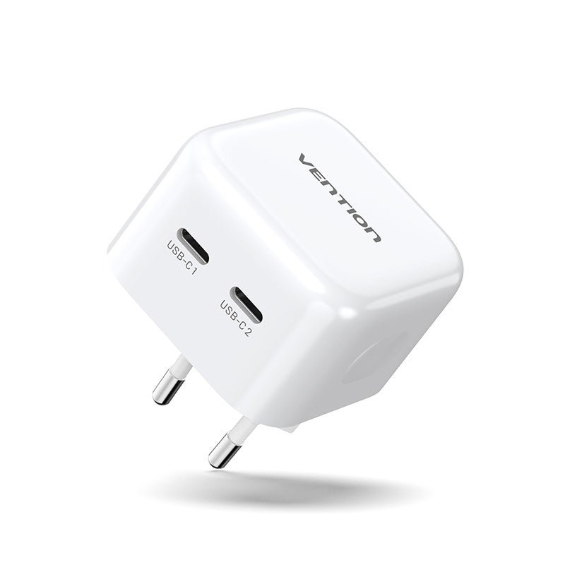 Vention 2-Port USB(C+C) GaN Charger (35W/35W) EU-Plug - Vention