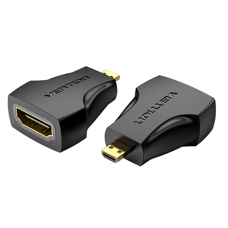 Vention Micro HDMI Male to HDMI Female Adapter Black - Vention