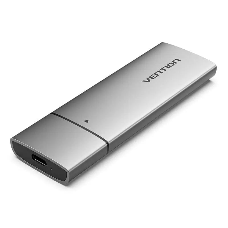 Vention M.2 NVMe SSD Enclosure (USB 3.1 Gen 2-C) Gray Aluminum Alloy Type - Vention