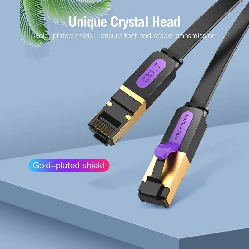 Vention Flat Cat7 Ethernet Extension Cable - Vention