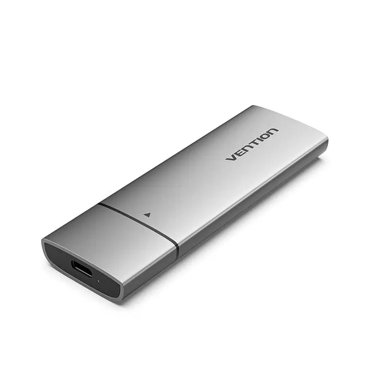 Vention M.2 NGFF SSD Enclosure (USB 3.1 Gen 1-C) Gray Aluminum Alloy Type - Vention